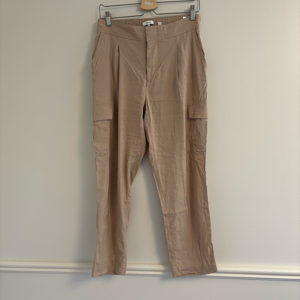 Vince Tan Cargo Pants Straight Leg Relaxed Fit